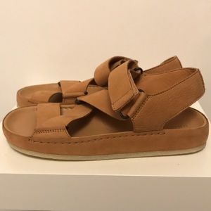 Clarks | Women’s Tan Leather Strappy Sanda…